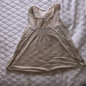 Cream tank top